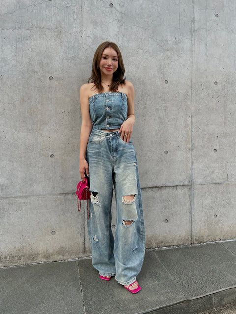 Vintage Denim Setup／送料無料 (全サイズご予約受付中)Sは完売した為再販ご予約受付となります。