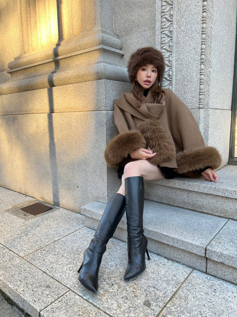 Fur Cape 3-Piece Set(再販売ご予約受付中)