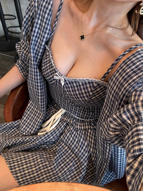 Gingham Bloom 3piece set