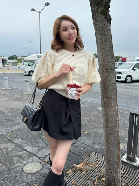 Volume Puff Knit