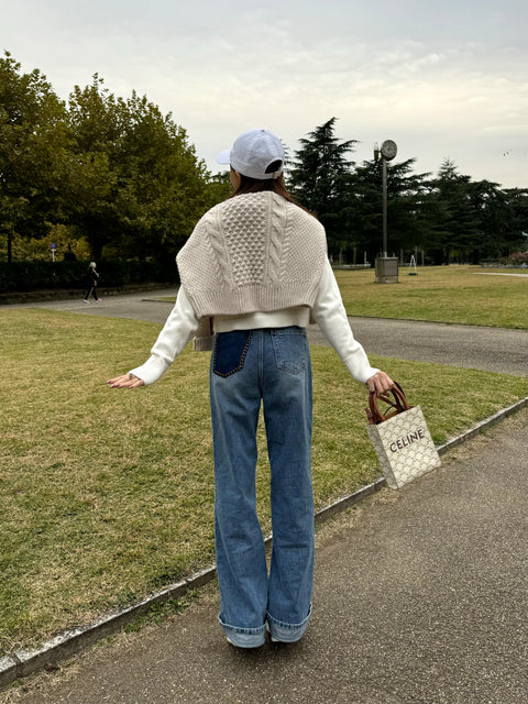 “美”シルエットDenim pants