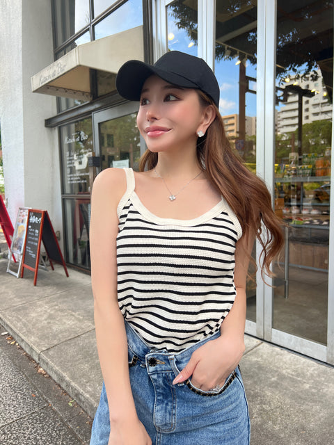 Waffle marin camisole