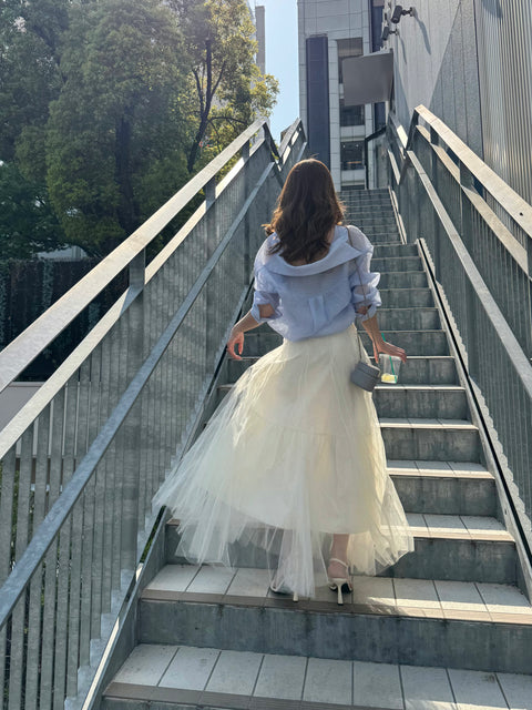 tulle skirt(先行予約販売)/送料無料