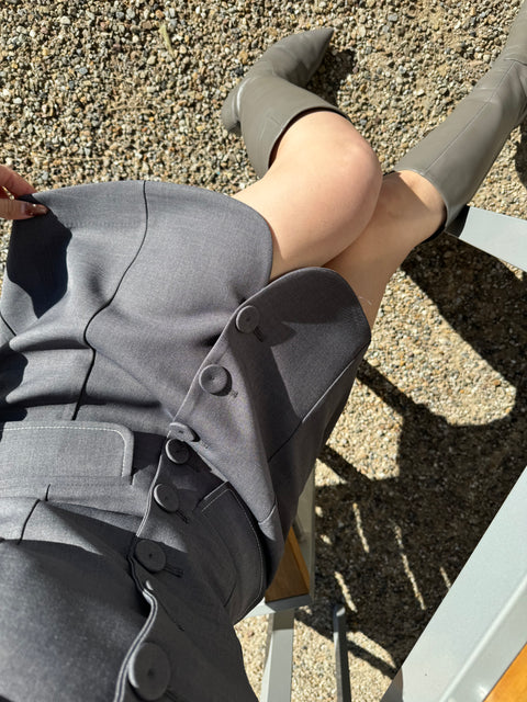 Shaped onepiece(Gray)