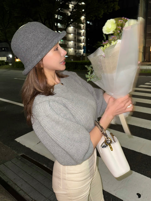 Volume Puff Knit