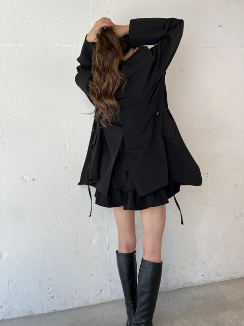 Tiered Frill Mini Skirt(インナーパンツ付き)／Setupで購入の場合は900円OFF➞￥16,000