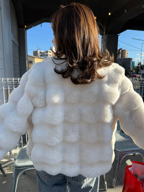 FUWAMOCOファーコート(White)