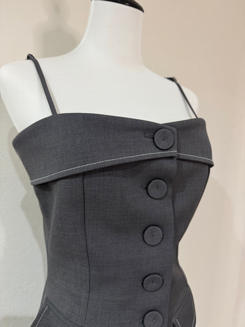 Shaped onepiece(Gray)