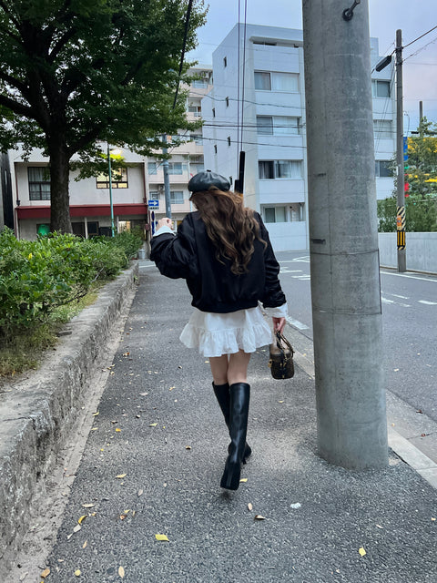 Frill Hem Shirt Onepiece／再販売ご注文受付中