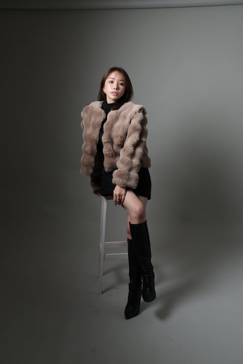FUWAMOCOファーコート(Brown)