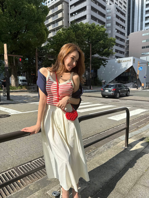 Waffle marin camisole