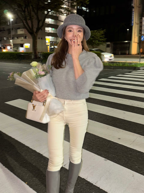 Volume Puff Knit