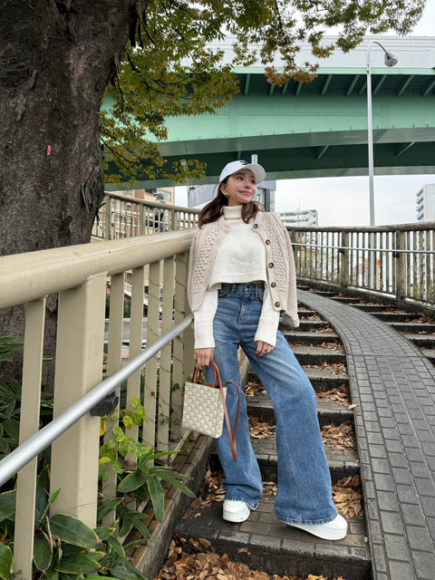 “美”シルエットDenim pants