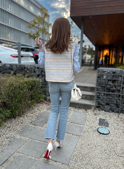 Tweed vest