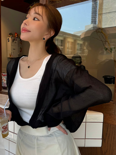 Sheer shirt(3Color)