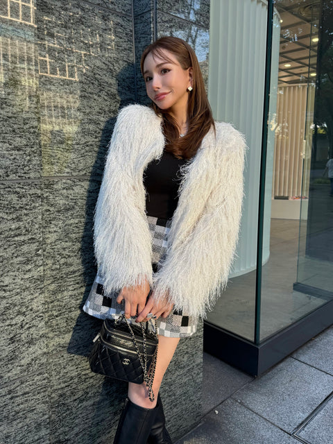 Fringe Shaggy jacket/送料無料・ご予約受付中