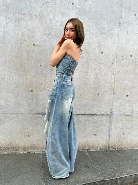 Vintage Denim Setup／送料無料 (全サイズご予約受付中)Sは完売した為再販ご予約受付となります。
