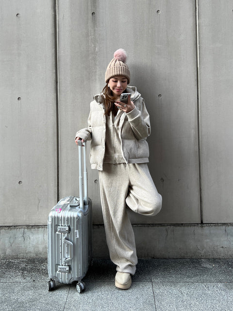 A/W 3SETUP／beige(送料無料) 再販売ご予約受付け中