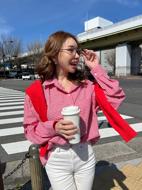 Charming Gingham Shirt