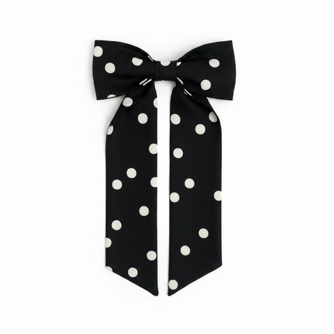 Dot Holter Long Dress／Black
