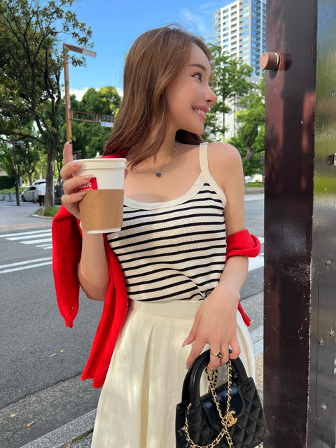 Waffle marin camisole