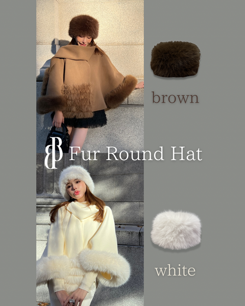 Fur Round Hat