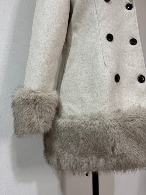 Bigfur Pコート(Ivory)