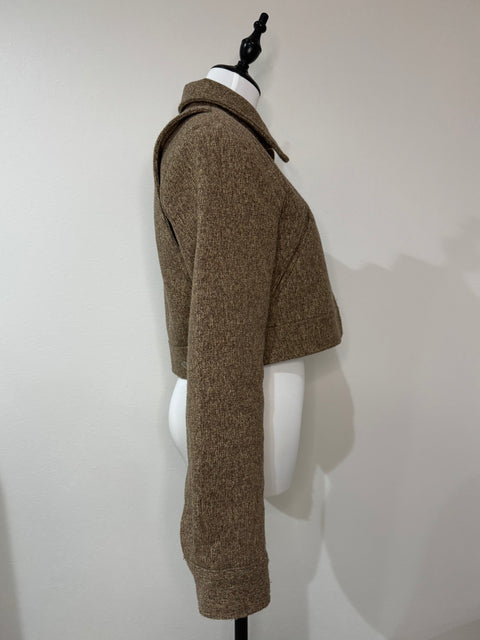 ショート丈ジャケット(Lightbrown)