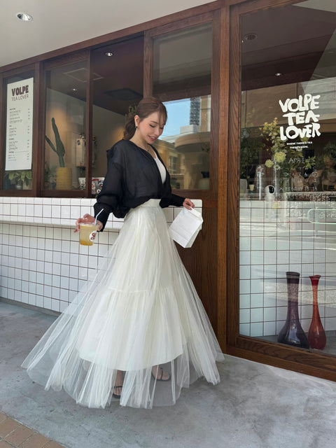tulle skirt(先行予約販売)/送料無料