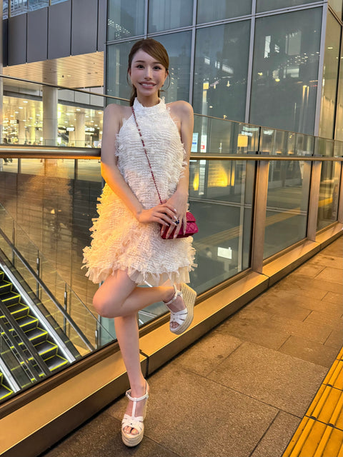 Back ribbon onepiece／送料無料