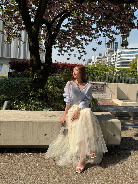 tulle skirt(先行予約販売)/送料無料