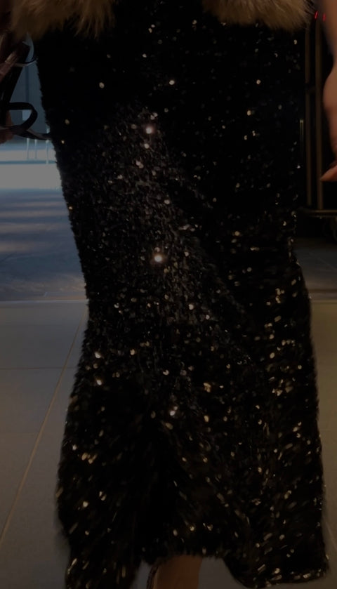Sequined Long Skirt