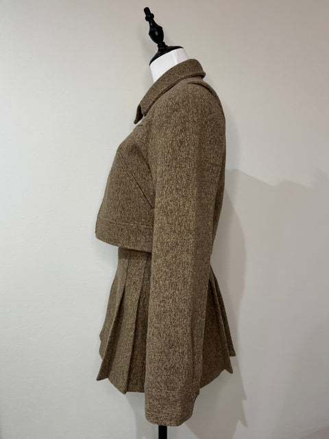 プリーツスカートセットアップ(Lightbrown)