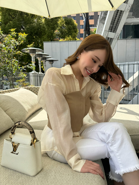 Sheer shirt(3Color)