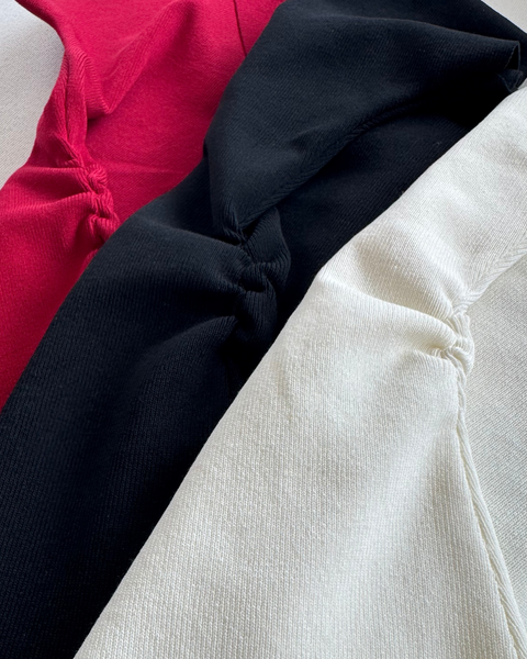 Oneshoulder ribbon／white(送料無料)