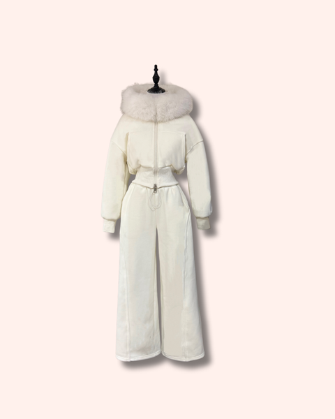 Big Fur Hooded Set