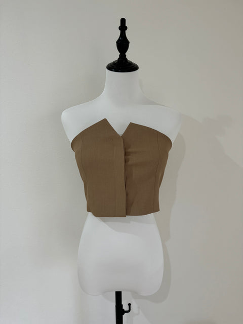 プリーツセットアップ　Beige