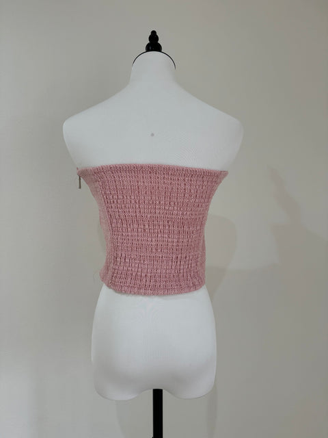 ２Wayツイードパールトップス　Pink